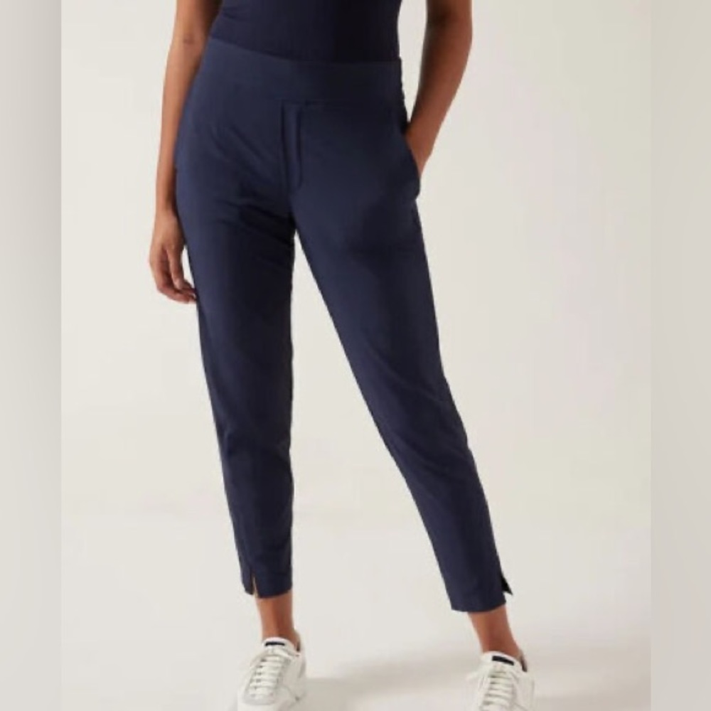 Athleta Brooklyn Ankle Pants - 0P - Navy